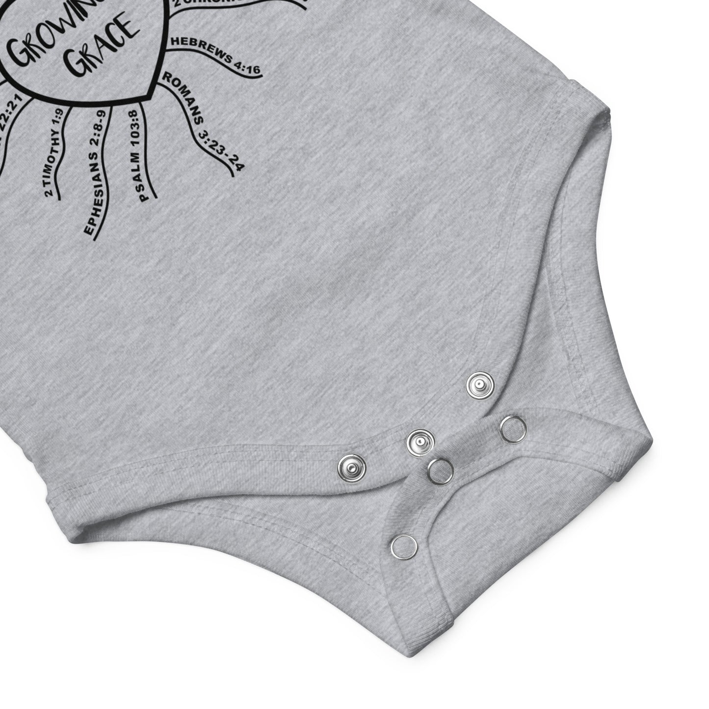 Infant/Toddler Onesie/Bodysuit - White, Grey, and Pink