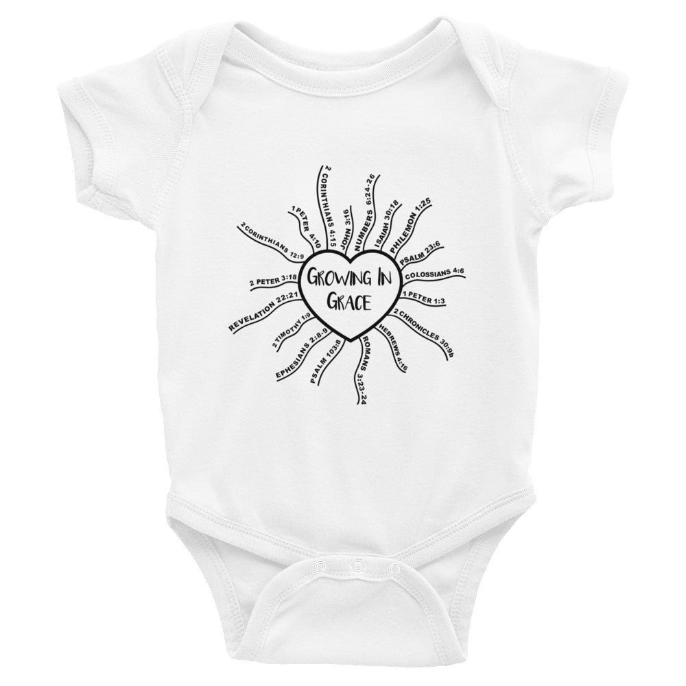 Infant/Toddler Onesie/Bodysuit - White, Grey, and Pink