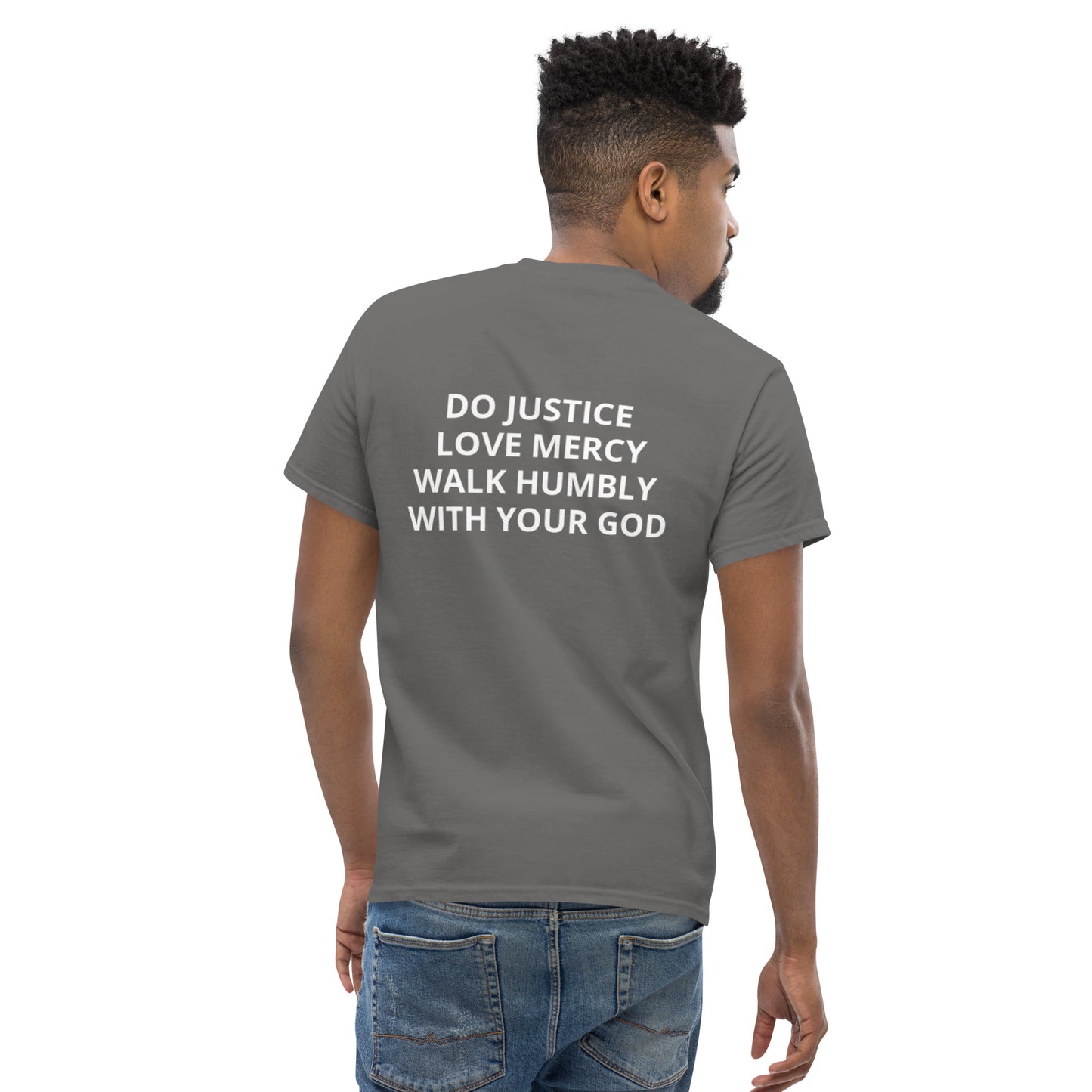 Men's Micah 6:8 classic tee