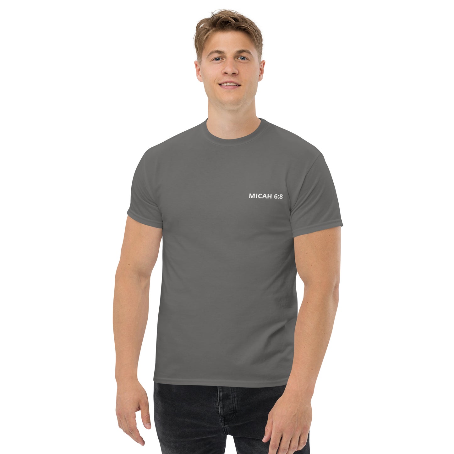 Men's Micah 6:8 classic tee