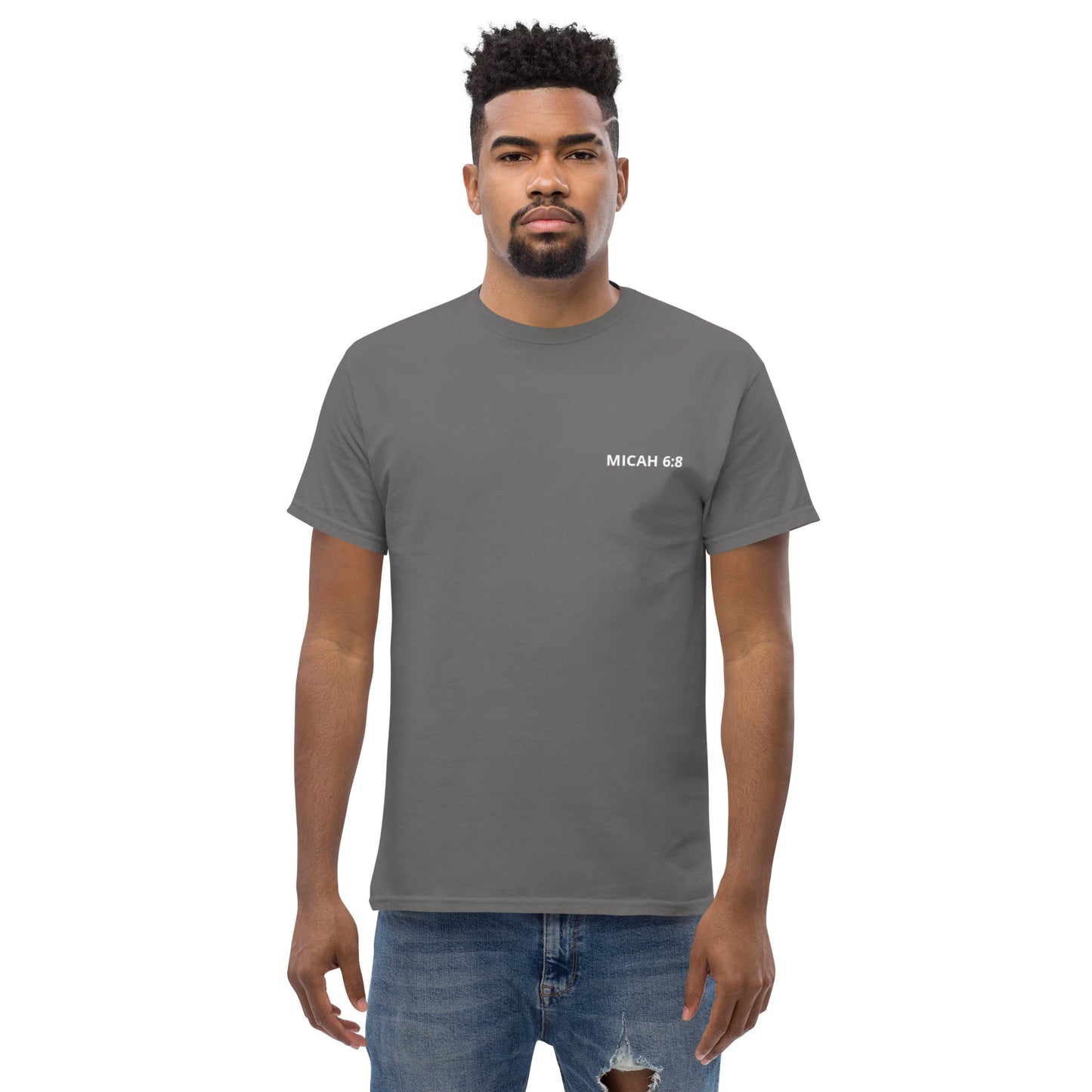 Men's Micah 6:8 classic tee