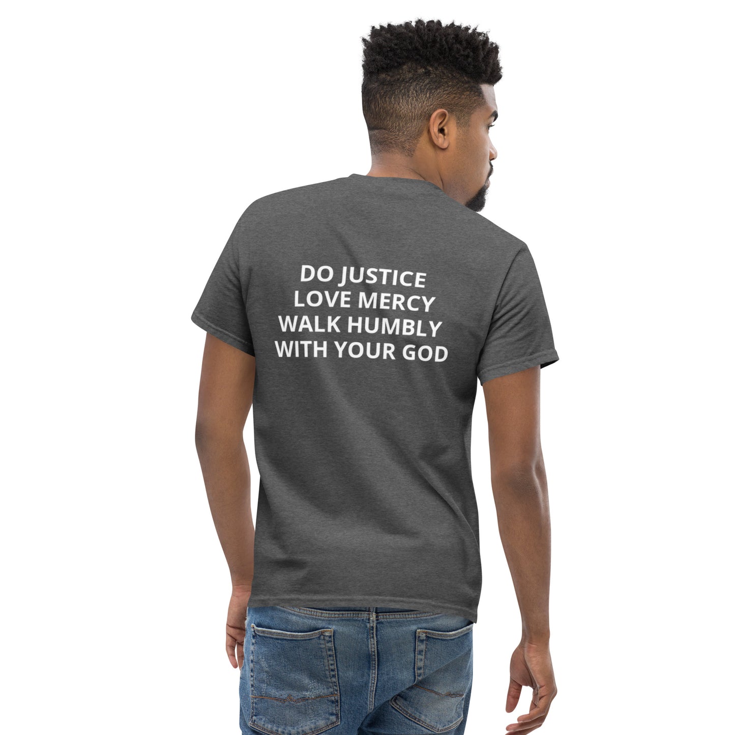 Men's Micah 6:8 classic tee