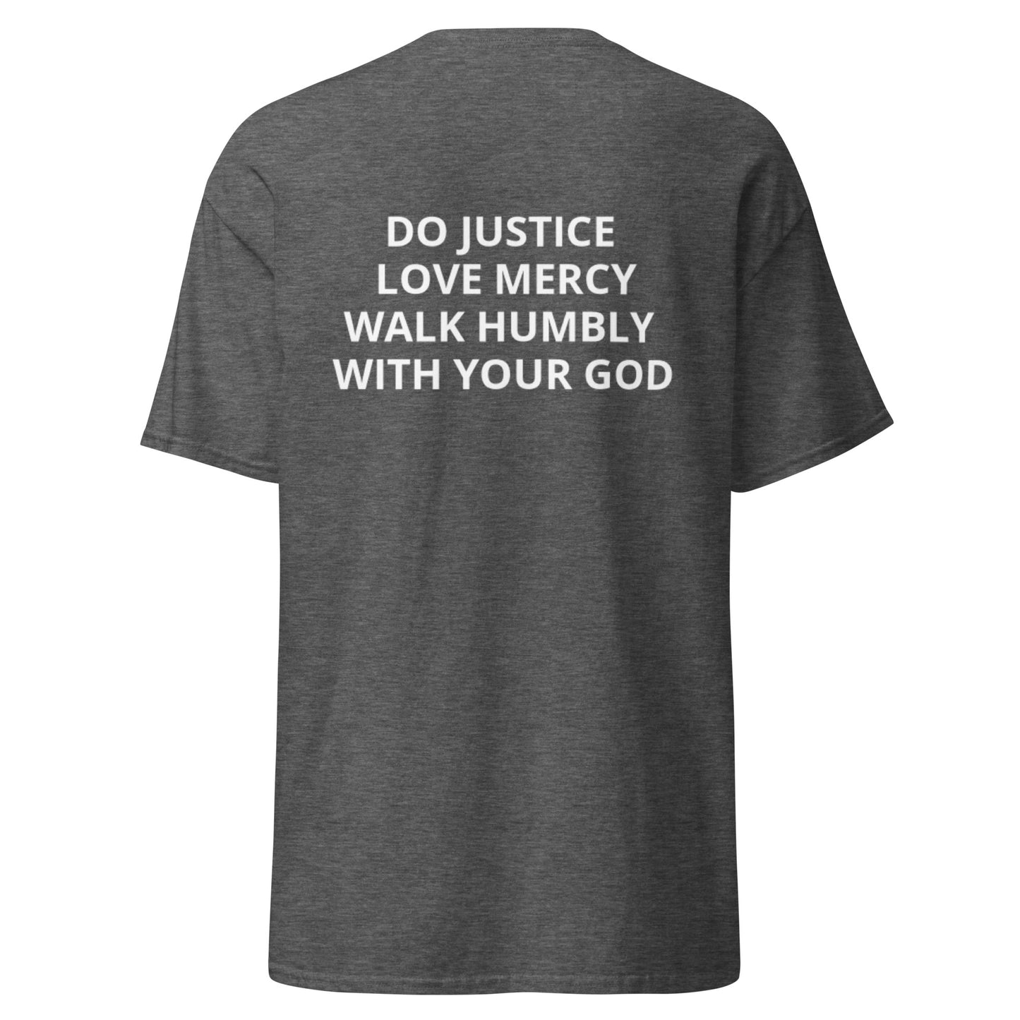 Men's Micah 6:8 classic tee