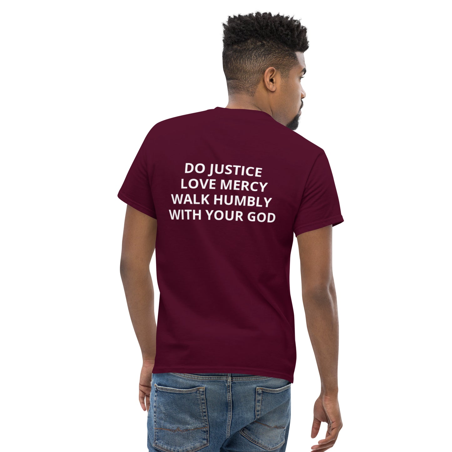 Men's Micah 6:8 classic tee