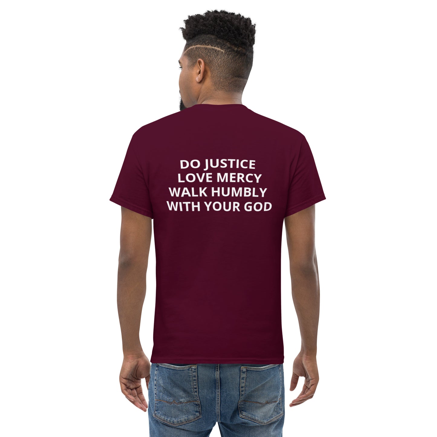 Men's Micah 6:8 classic tee