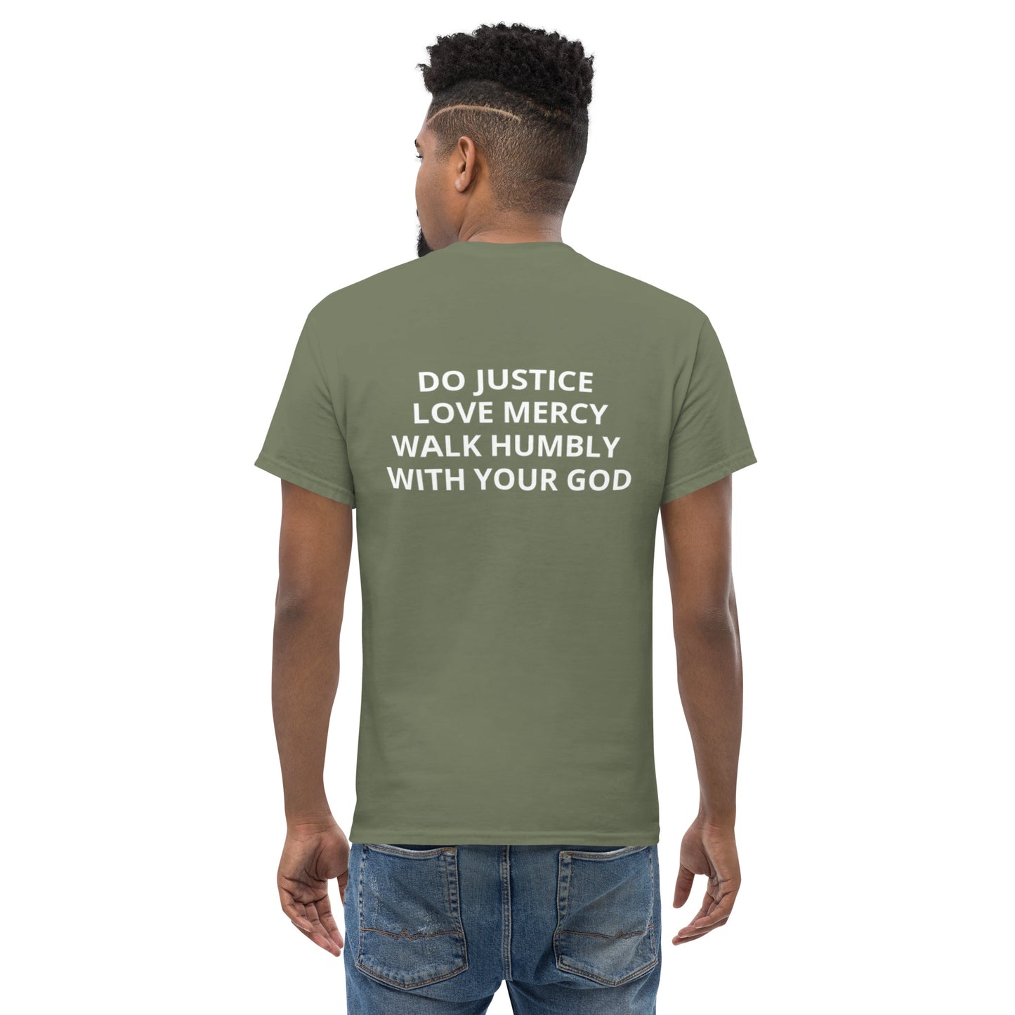 Men's Micah 6:8 classic tee