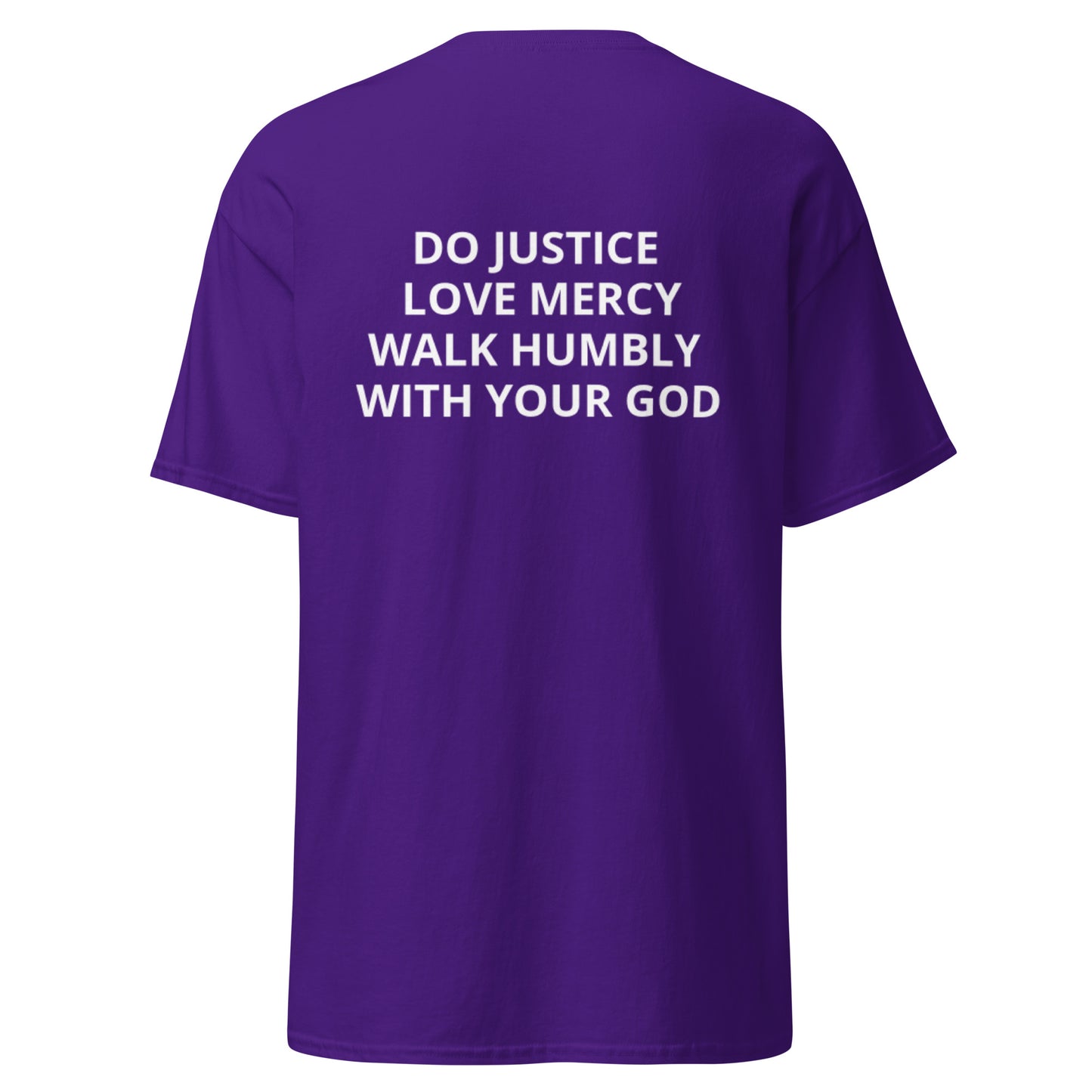 Men's Micah 6:8 classic tee