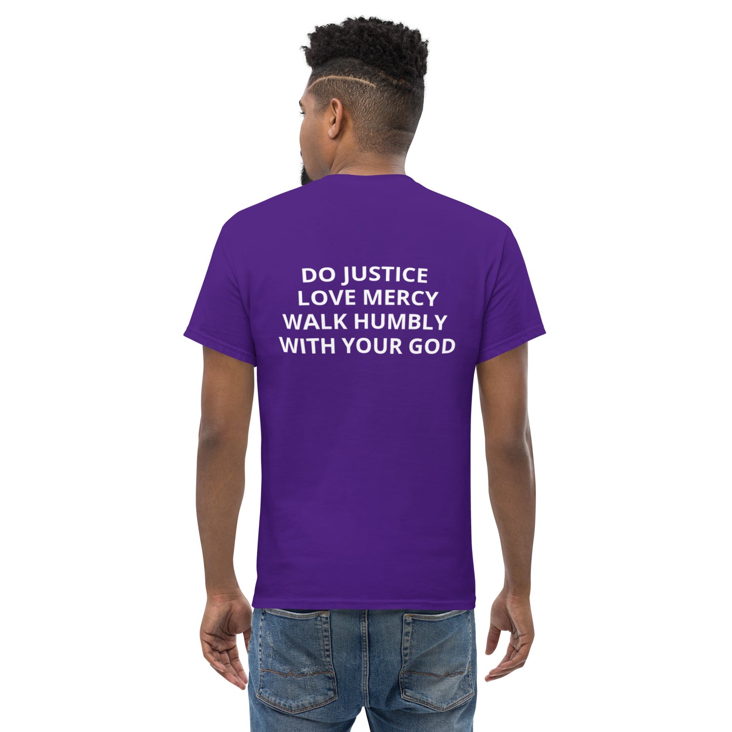 Men's Micah 6:8 classic tee