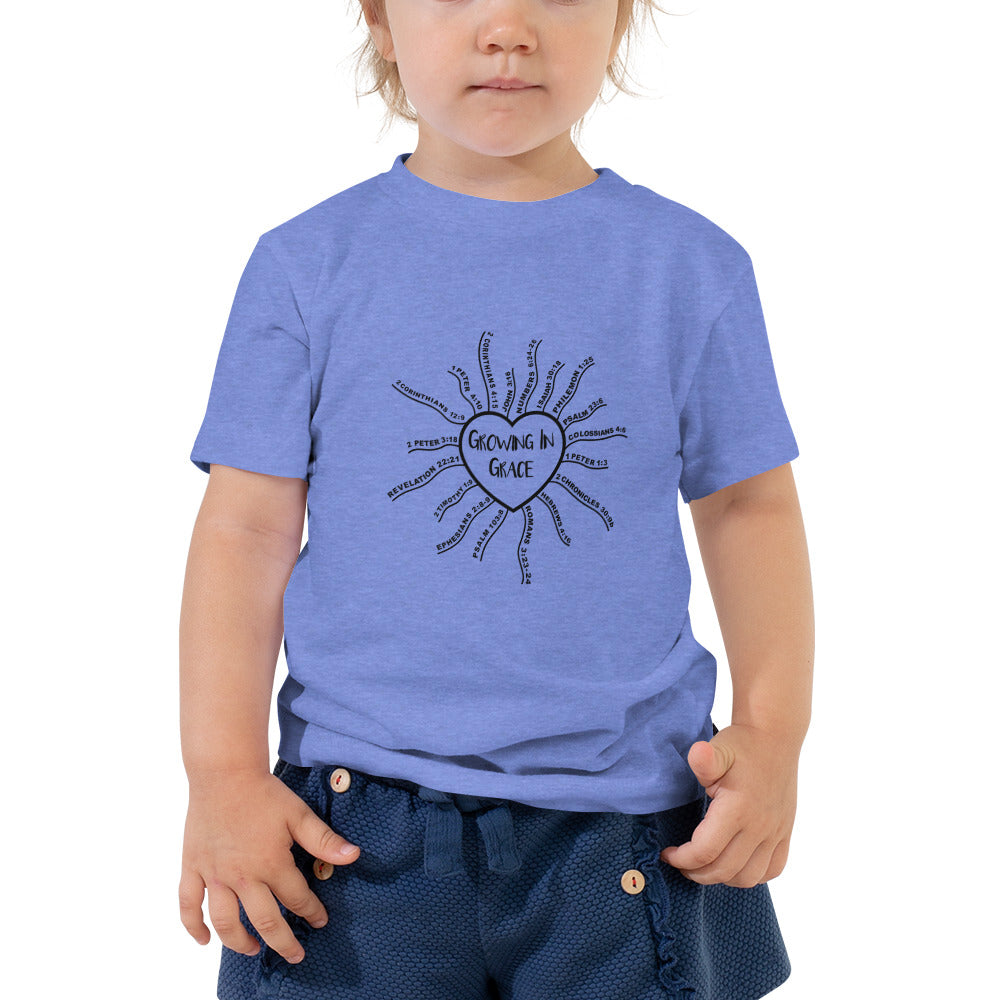 Growing In Grace-Toddler Short Sleeve Tee