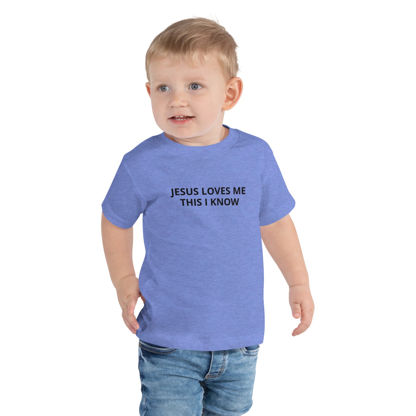 JESUS LOVES ME THIS I KNOW-Toddler Short Sleeve Tee